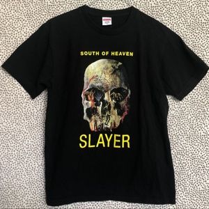 SUPREME Slayer South of Heaven Black T-Shirt M